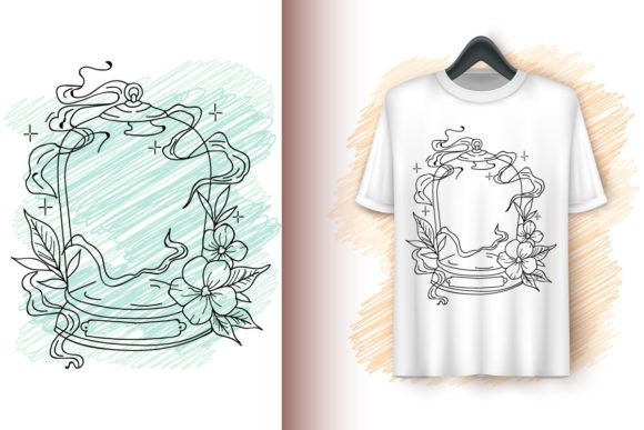 Artistic Floral Vintage Bouquet Graphics & Illustrations