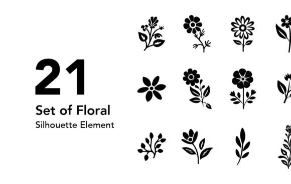 Black Floral Flower: Graphics & Illustrations Review