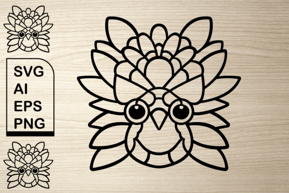 Floral Bird Outline Q: Graphics & Illustrations Review
