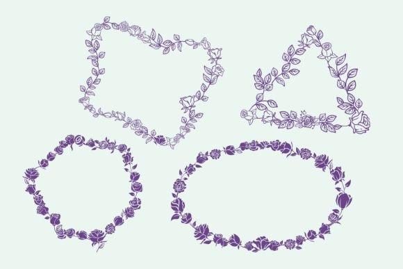 Floral Frame with Beautiful Roses: Embroidery Design Review