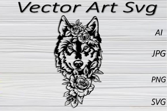 Floral Wolf Graphics: Editorial Illustrations That Elevate Content