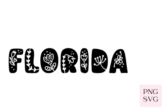 Florida Floral PNG SVG: Premium Graphics & Illustrations