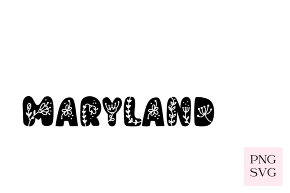 Maryland Floral PNG SVG: Premium Graphics & Illustrations