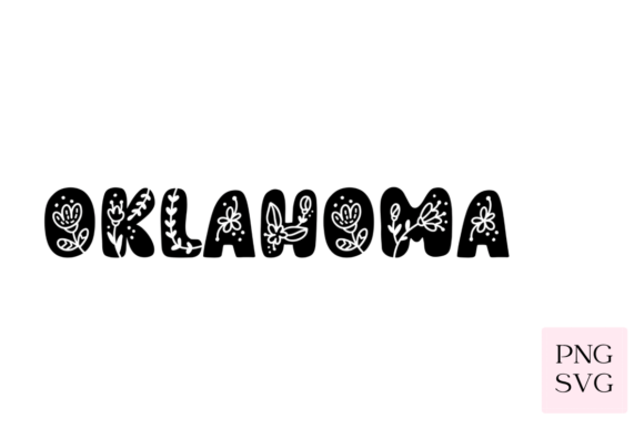 Oklahoma Floral PNG SVG: Graphics & Illustrations for Sellers