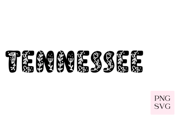 Tennessee Floral PNG SVG