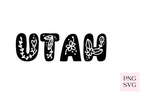 Utah Floral PNG SVG: Graphics & Illustrations for Real Design Work