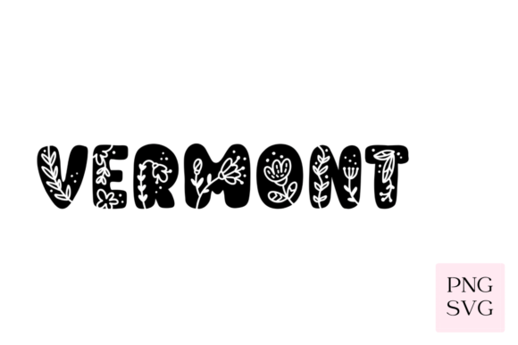 Vermont Floral PNG SVG: Premium Graphics & Illustrations